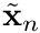 $ \tilde{\mathbf{x}}_n $