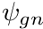 $ \psi_{gn} $